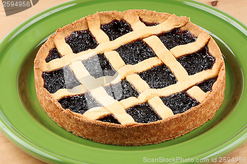 Image of Cherry jam tart