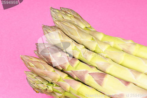 Image of Green asparagus close-up