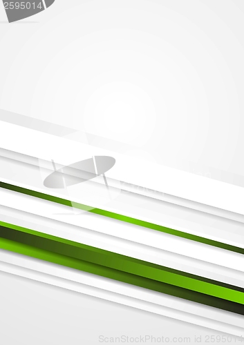 Image of Elegant green stripes vector background