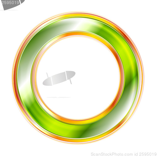 Image of Elegant vector shiny circle logo