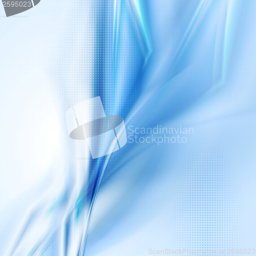 Image of Abstract blue modern vector background