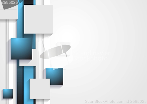 Image of Abstract tech vector concept background