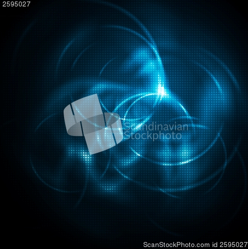 Image of Dark blue shiny design