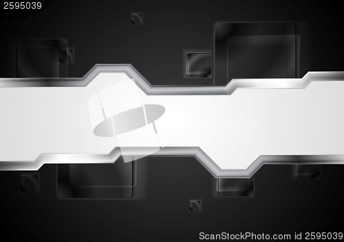 Image of Metallic style vector design