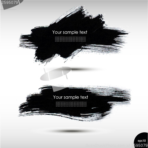 Image of Vector illustration of Splash banners set