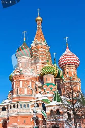 Image of Saint Basil Cathedral  in Moscow