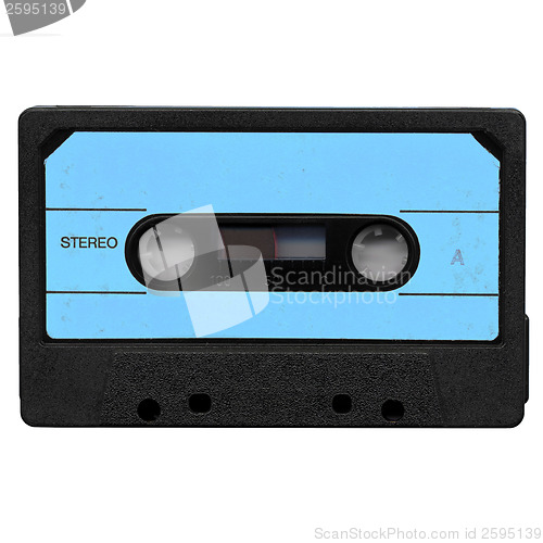 Image of Tape cassette with blue label