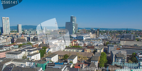 Image of Aerial view of Frankfurt - panorama