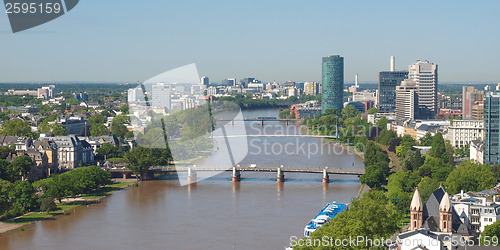 Image of Aerial view of Frankfurt - panorama