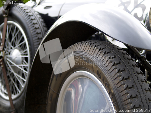 Image of oldtimer tyres