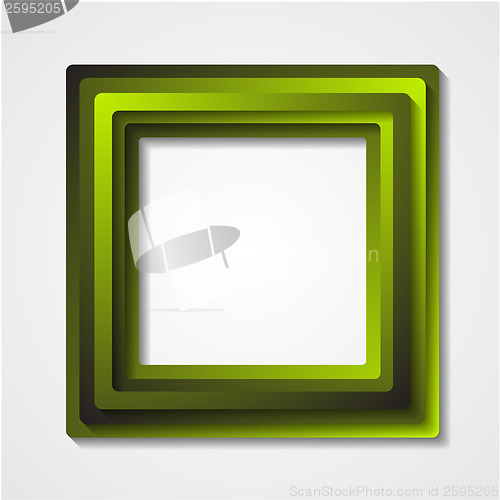 Image of Green squares background