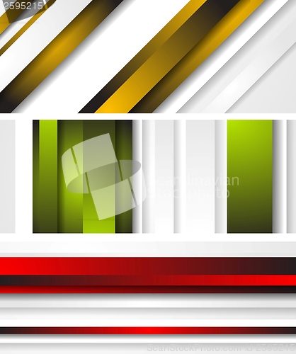 Image of Bright abstract banners