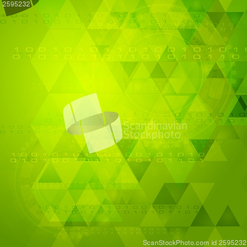 Image of Green tech vector design