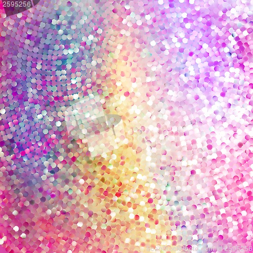 Image of Template design on purple glittering. EPS 10