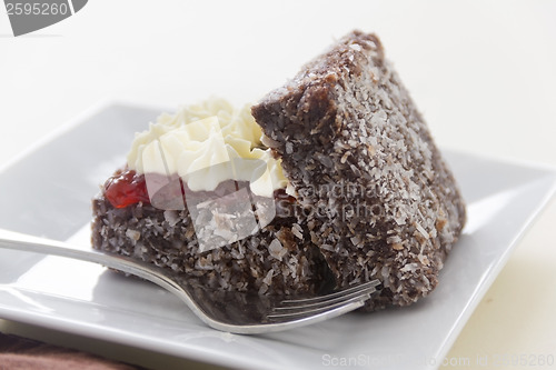 Image of Cream Lamington