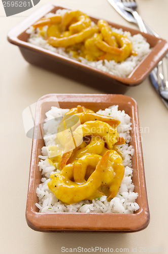 Image of Curried Shrimps