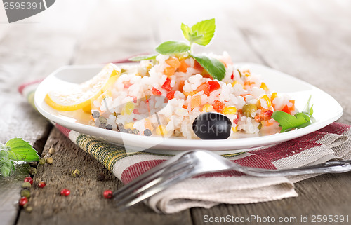 Image of Rice with vegetables