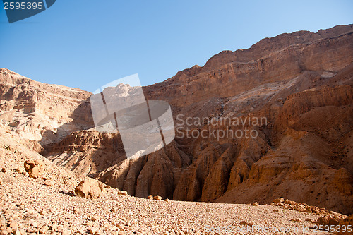 Image of Mountains in stone desert nead Dead Sea