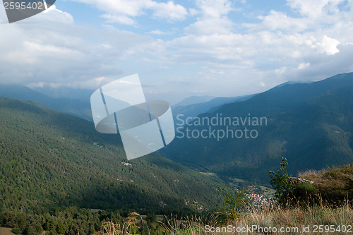 Image of Hiking in natural park in Italy