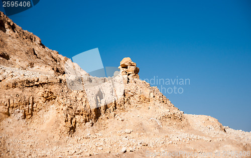 Image of Mountains in stone desert nead Dead Sea