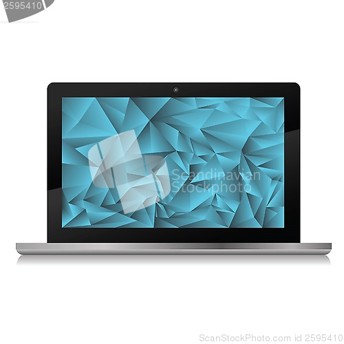 Image of  new laptop 