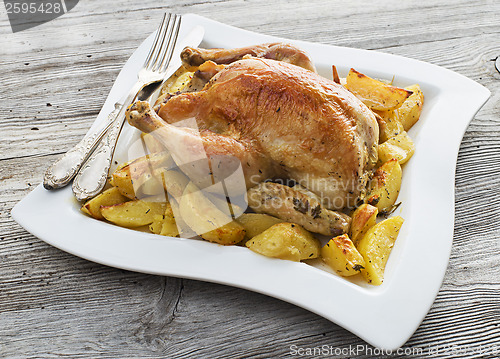 Image of Whole roasted chicken