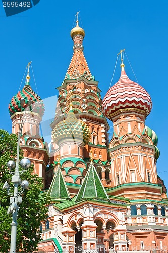 Image of Saint Basil Cathedral  in Moscow