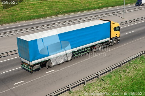 Image of Truck on highway