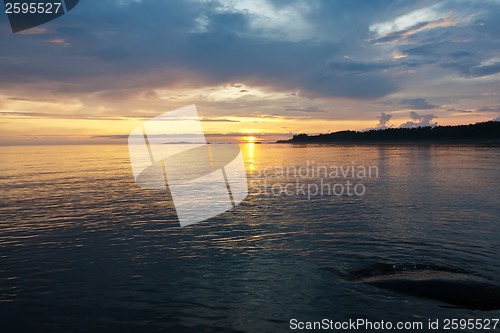 Image of Sea sunset