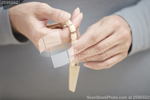 Image of Hands with rosary beads