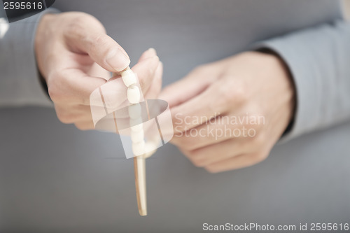 Image of Hands with rosary beads