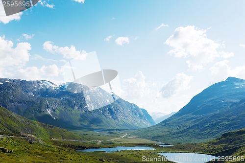 Image of Lakes on the top of mountains, Norway