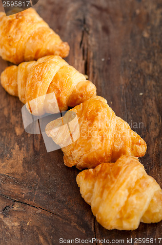 Image of fresh croissant french brioche 