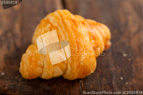 Image of fresh croissant french brioche 