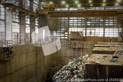 Image of Waste processing plant interior