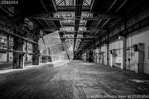 Image of Large industrial hall of a repair station