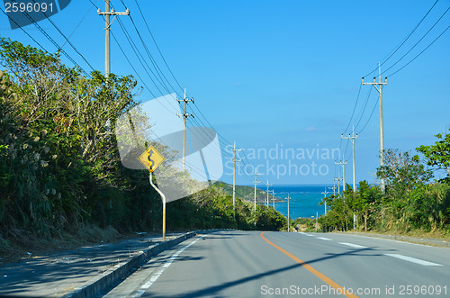 Image of Tropical road view