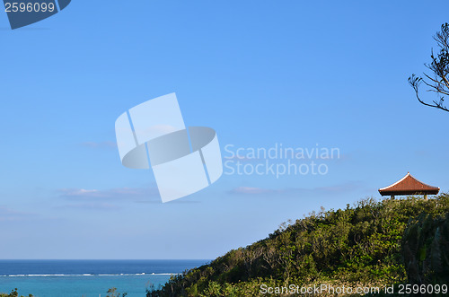 Image of Observation point at blue ocean