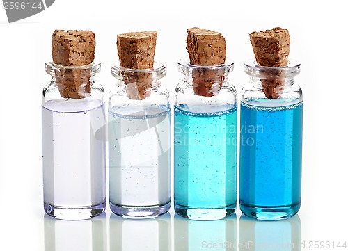 Image of Bottles of Spa essential oils 