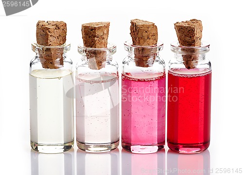 Image of Bottles of Spa essential oils 