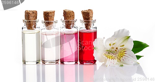 Image of Bottles of Spa essential oils 