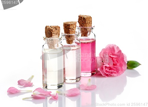 Image of Bottles of Spa essential oils 