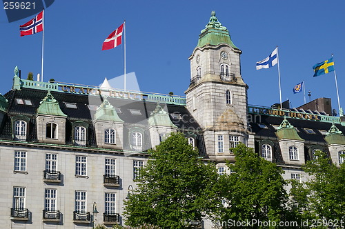 Image of Grand hotel in Oslo.