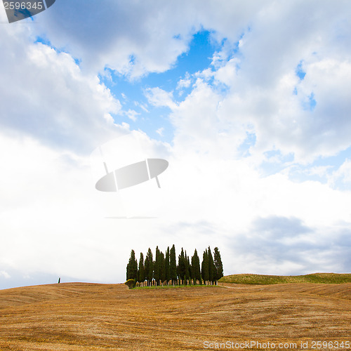 Image of Tuscany before the storm