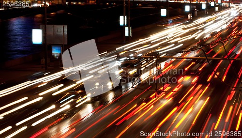 Image of Night road