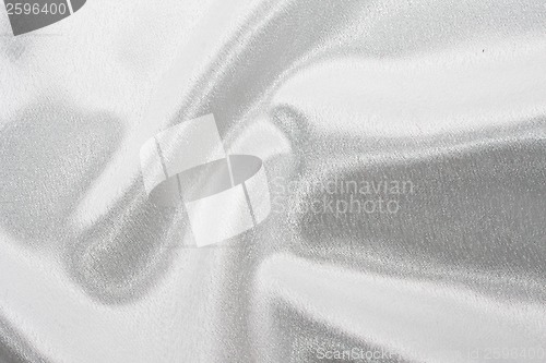 Image of White silk