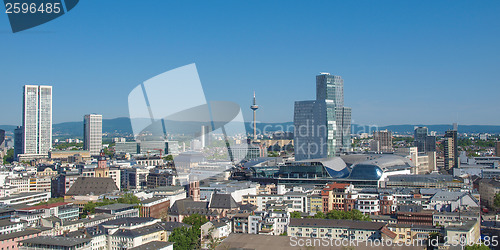 Image of Aerial view of Frankfurt - panorama