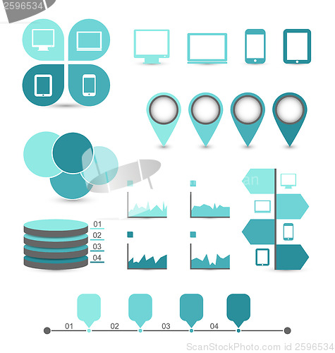 Image of Infographic design elements ideal to display for your informatio