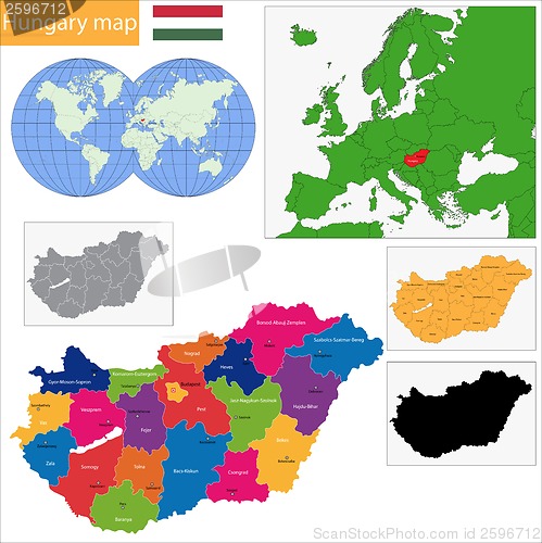 Image of Hungary map