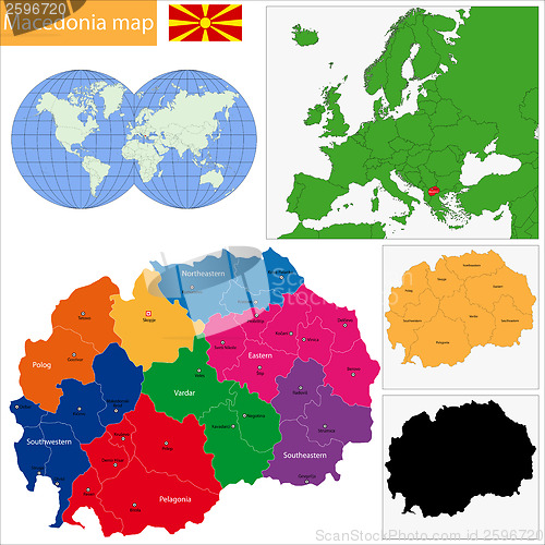 Image of Macedonia map